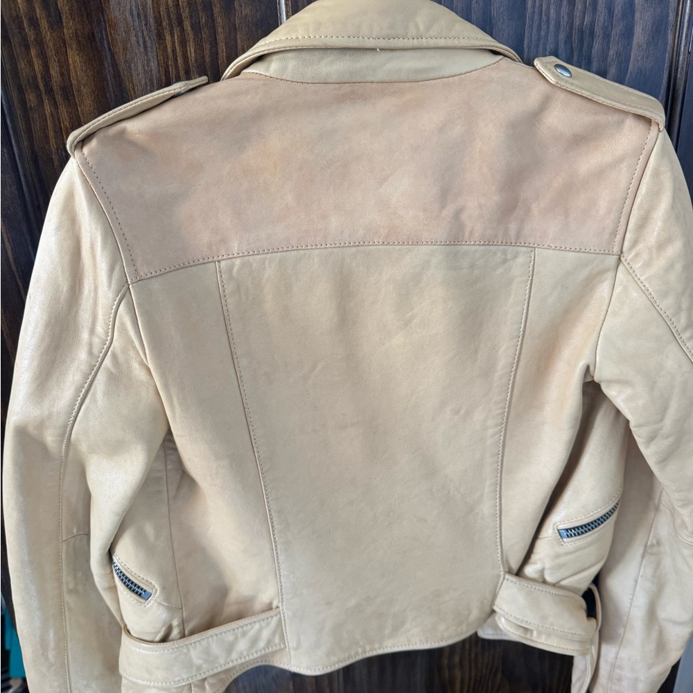Allsaints Balfern Leather Biker Women Jacket - Picture 5 of 5